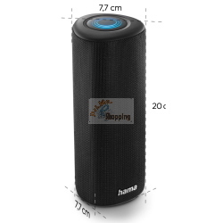 Hama Pipe 3.0 speaker Bluetooth IPX5 con luce LED