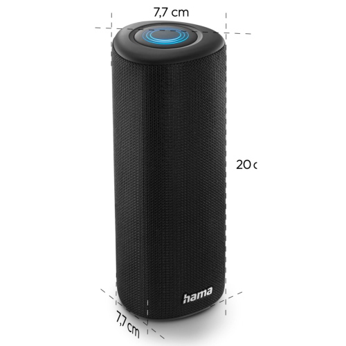 Hama Pipe 3.0 speaker Bluetooth IPX5 con luce LED