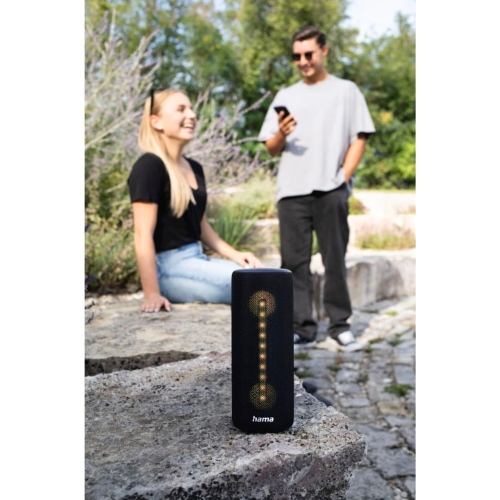 Hama Pipe 3.0 speaker Bluetooth IPX5 con luce LED