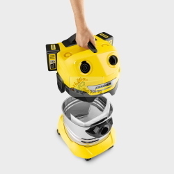 Kärcher WD 4-18 S V-20/22 aspiratore batteria con set doppia batteria
