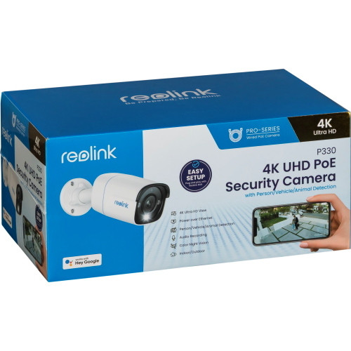 Reolink P330 telecamera IP PoE 4K per videosorveglianza