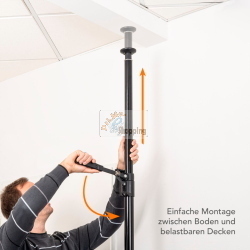 Walimex pro Autopole 220-380 cm asta telescopica con morsetto
