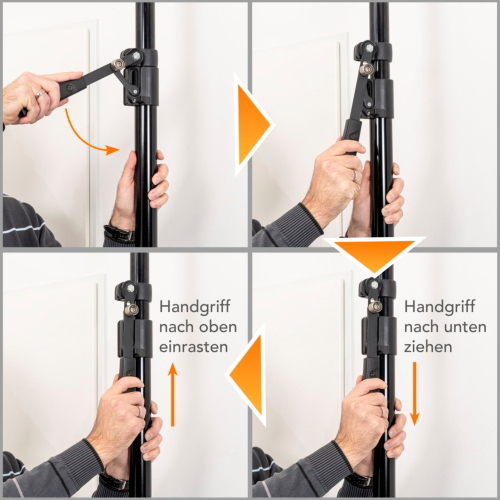 Walimex pro Autopole 220-380 cm asta telescopica con morsetto