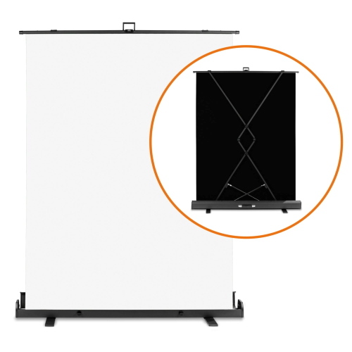 Walimex pro Roll-up Panel sfondo bianco 155x200 cm