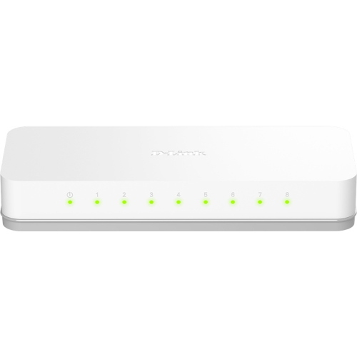 D-Link GO-SW-8E/E switch Fast Ethernet 8 porte desktop bianco