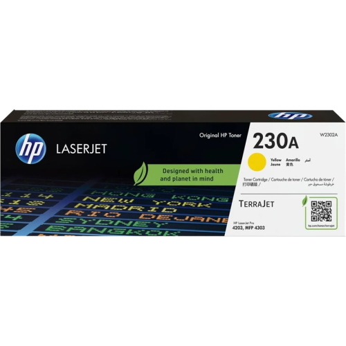 HP 230A W2302A toner originale giallo 1800 pagine