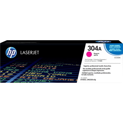 HP 304A CC533A toner originale magenta 2800 pagine