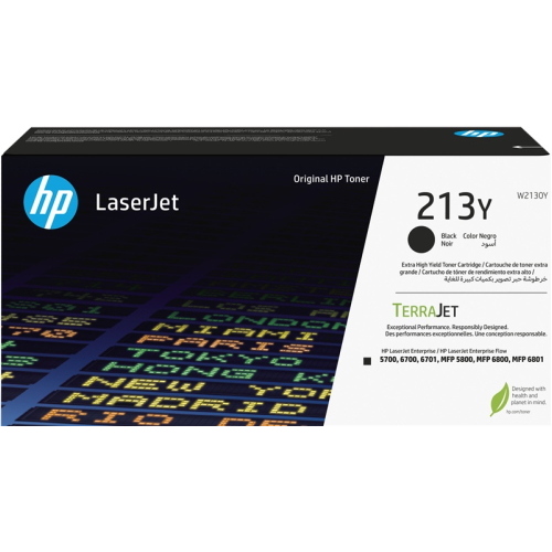HP 213Y W2130Y toner originale nero altissima capacità 18000 pagine