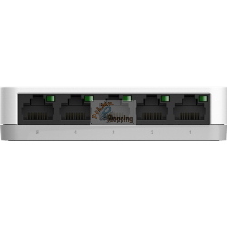 D-Link GO-SW-5G/E switch Gigabit 5 porte desktop bianco