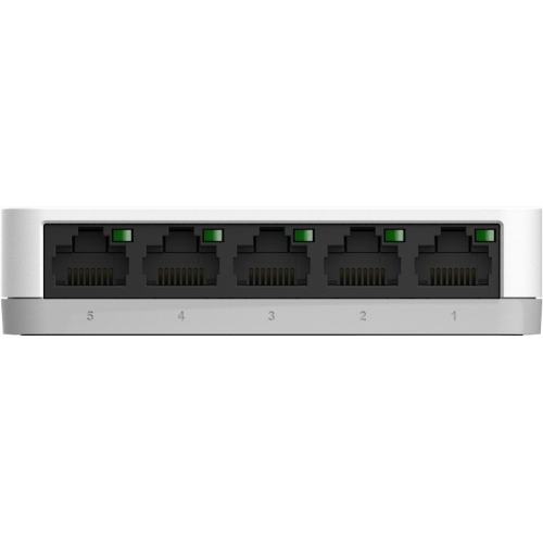 D-Link GO-SW-5G/E switch Gigabit 5 porte desktop bianco