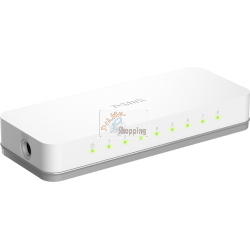 D-Link GO-SW-8E/E switch Fast Ethernet 8 porte desktop bianco