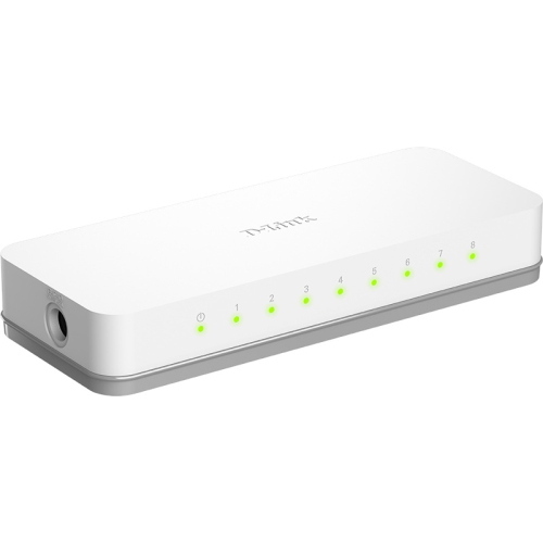 D-Link GO-SW-8E/E switch Fast Ethernet 8 porte desktop bianco