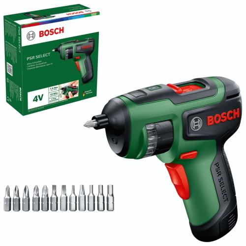 Bosch PSR select avvitatore a batteria con bit integrati utensile elettrico