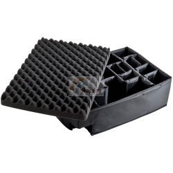 B&W OUTDOOR CASE TYPE 6700 CON DIVISIONE SCOMPARTI, NERO 6700/B/RPD borsa/custodia