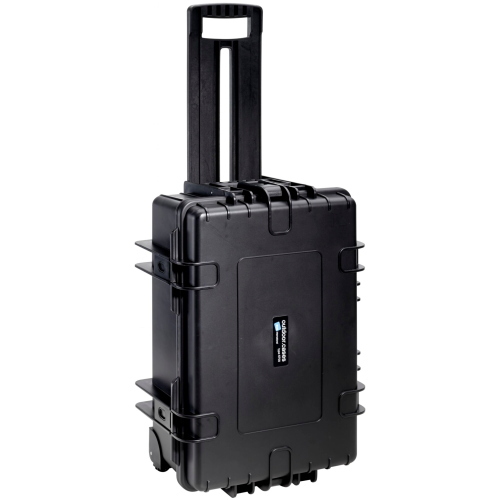 B&W OUTDOOR CASE TYPE 6700 CON DIVISIONE SCOMPARTI, NERO 6700/B/RPD borsa/custodia