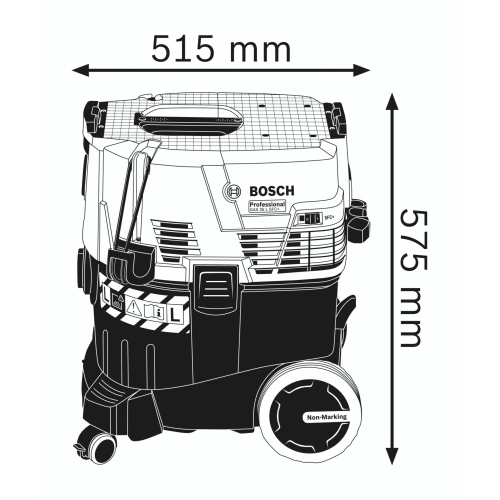Bosch GAS 35 l SFC ASPIRATORE a UMIDO/SECCO 06019C3000 aspirapolvere