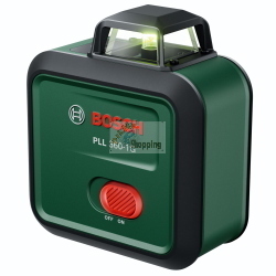 Bosch PLL 360-1G laser a linee 360° verde con set utensile elettrico