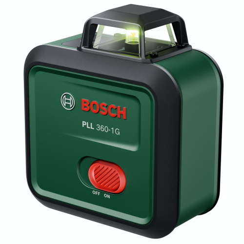 Bosch PLL 360-1G laser a linee 360° verde con set utensile elettrico