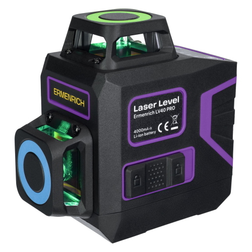Ermenrich LV40 PRO LIVELLA LASER VIOLA 84633 strumento di misura