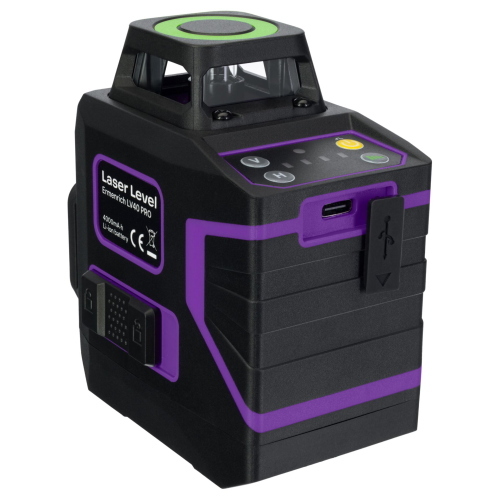 Ermenrich LV40 PRO LIVELLA LASER VIOLA 84633 strumento di misura