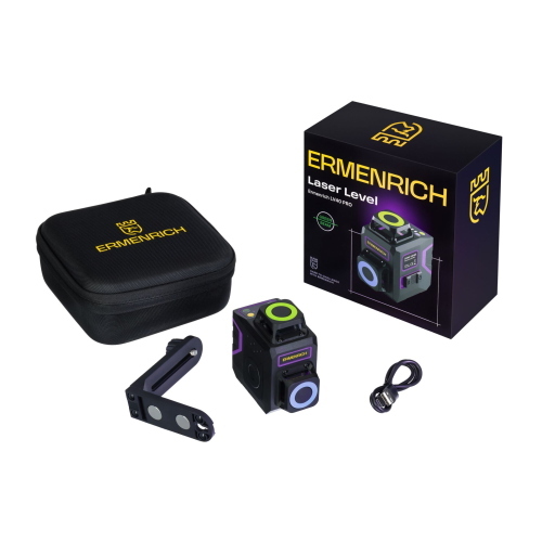Ermenrich LV40 PRO LIVELLA LASER VIOLA 84633 strumento di misura
