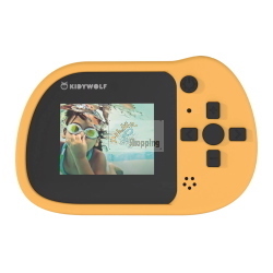 Kidywolf FOTOCAMERA e VIDEOCAMERA GIALLO 418039 fotocamera/accessorio video