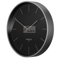 Kienzle DCF SVEGLIA RADIOCONTR. DA PARETE MODERN ANTRACITE,25 CM 15113 audio/radio