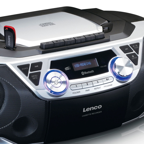 Lenco SCD-720SI ARGENTO audio/radio