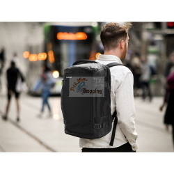 tomtoc NAVIGATOR-T66 40L TRAVEL LAPTOP BACKPACK BLACK T66M1D1 borsa/custodia nero