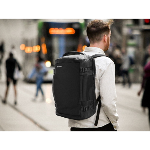 tomtoc NAVIGATOR-T66 40L TRAVEL LAPTOP BACKPACK BLACK T66M1D1 borsa/custodia nero