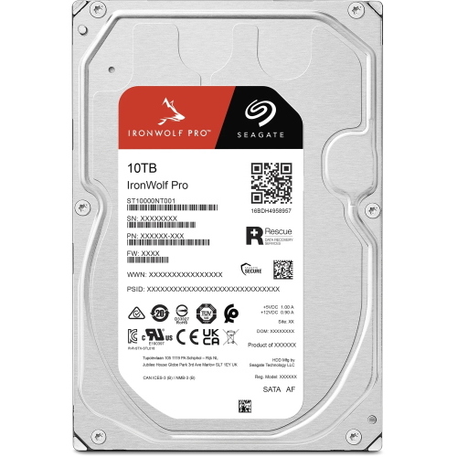 Seagate IronWolf Pro 10TB hard disk NAS SATA ST10000NT001