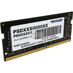 Patriot Signature Line DDR4 8GB SO-DIMM 3200MHz CL22 PSD48G320081S