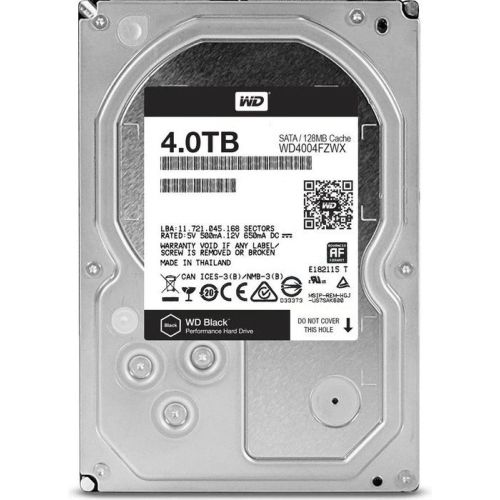 WD Black 6TB hard disk desktop SATA 7200rpm 256MB WD4006FZBX