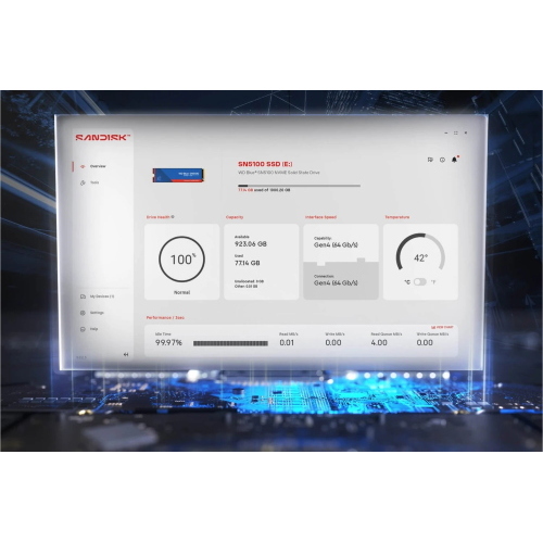 WD Blue SN5100 4TB SSD M.2 NVMe PCIe WDS400T5B0E-00CPE0