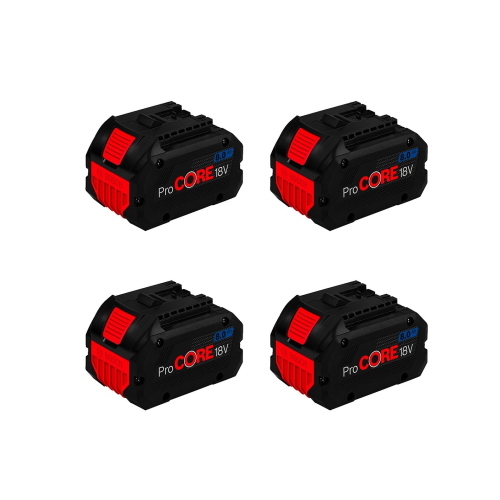 Pack da 4 batterie BOSCH GBA ProCORE 18V 8,0 Ah