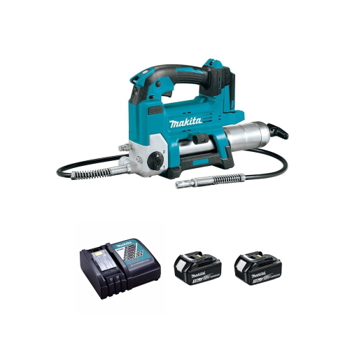 Pistola per grasso MAKITA DGP180RF2-SK (2 x 3,0 Ah + DC18RC)