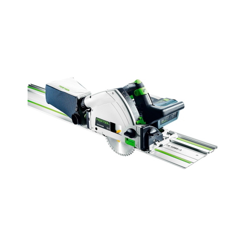 Sega da incisione FESTOOL TSC 55 KEBI-Plus/XL-FS 100Y (2 x 5,0 Ah + TCL6 + Binario guida + SYS3 M 437)