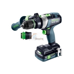 Trapano a Percussione FESTOOL QUADRIVE TPC 18/4 I-Basic (1 x 5,0 Ah + Systainer SYS3 M 187)