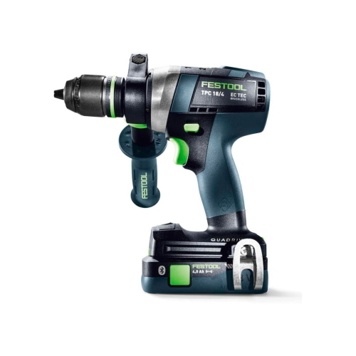 Trapano a Percussione FESTOOL QUADRIVE TPC 18/4 I-Basic (1 x 5,0 Ah + Systainer SYS3 M 187)