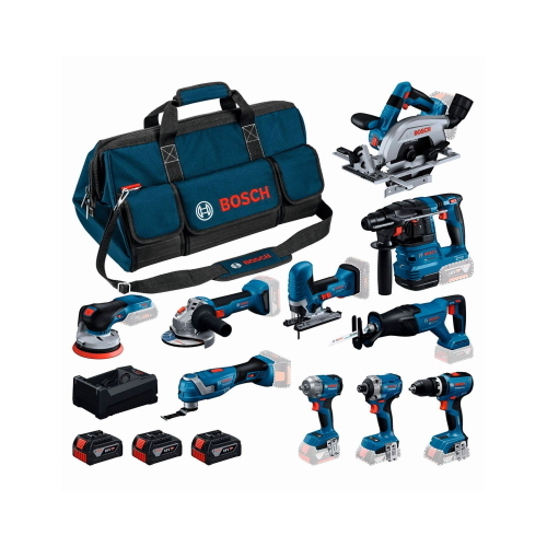 BOSCH Kit Professional 10 utensili 18V 0615A500EH