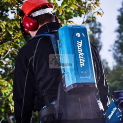 Makita 191A59-5 zaino batteria 18V Li-Ion solo corpo con 2 adattatori