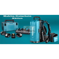 Makita 191A59-5 zaino batteria 18V Li-Ion solo corpo con 2 adattatori