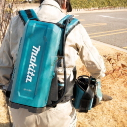 Makita 191A59-5 zaino batteria 18V Li-Ion solo corpo con 2 adattatori