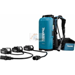 Makita 191A59-5 zaino batteria 18V Li-Ion solo corpo con 2 adattatori