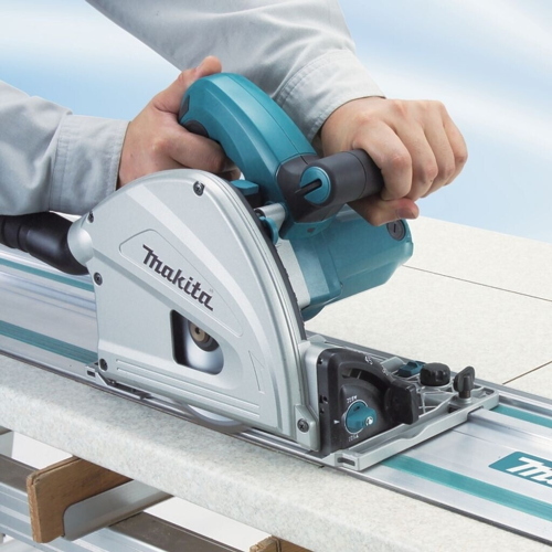 Makita SP6000J1 immersione sega 165 mm 1300W guida 1400 mm