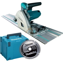 Makita SP6000J1 immersione sega 165 mm 1300W guida 1400 mm