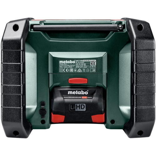 Metabo R12-18DAB+BT radio da cantiere 12-18V Bluetooth
