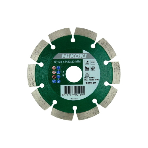 Disco da taglio diamantato Ø 125 x 22,2 x 10 mm HIKOKI