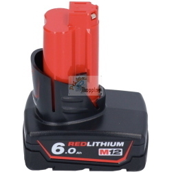 Milwaukee M12B6 Battery 1x6Ah 12V Li-Ion