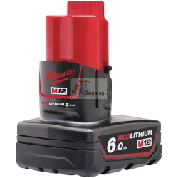 Milwaukee M12B6 Battery 1x6Ah 12V Li-Ion